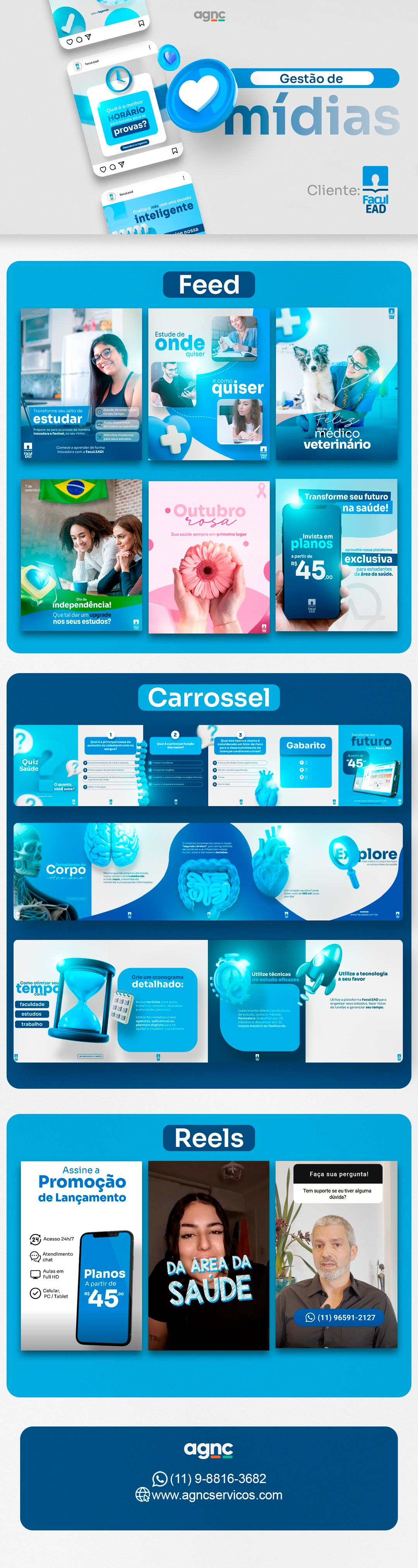 Gest C3 A3o de midias Facul AGNC - Agência de Marketing