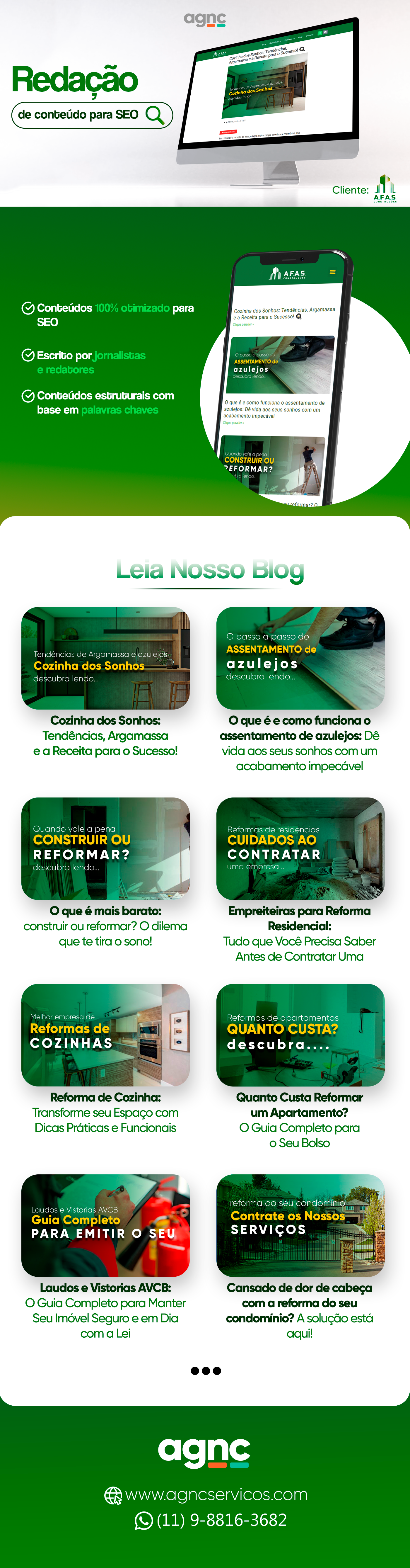 Veja nosso trabalho de reda C3 A7 C3 A3o de blog para a AFAS AGNC - Agência de Marketing